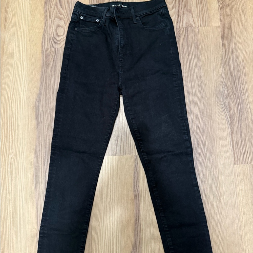 Aritzia Denim Forum Black Skinny Jeans